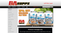 Desktop Screenshot of basupps.com