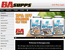 Tablet Screenshot of basupps.com